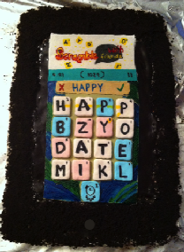 Scramble with Friends Cake Scramble with Friends Cake